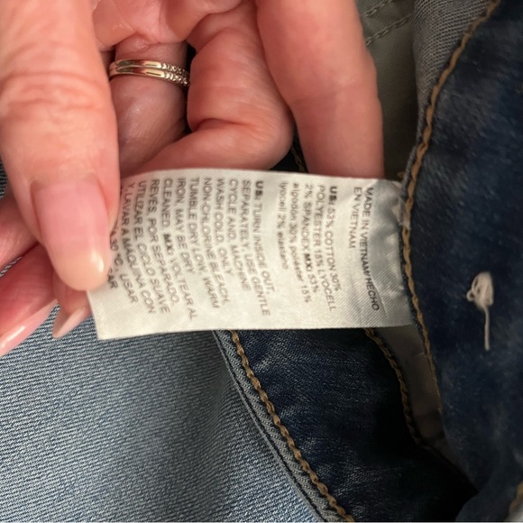 Chico’s Flare Stretch Jeans 10 Regular - Picture 7 of 7